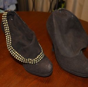 Luichiny Haidee brown with gold heels